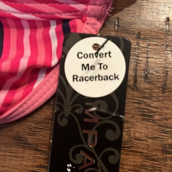 Rampage Intimates Size 36C Pink and Blue Lightly Padded Convertible Bra - Picture 4 of 4